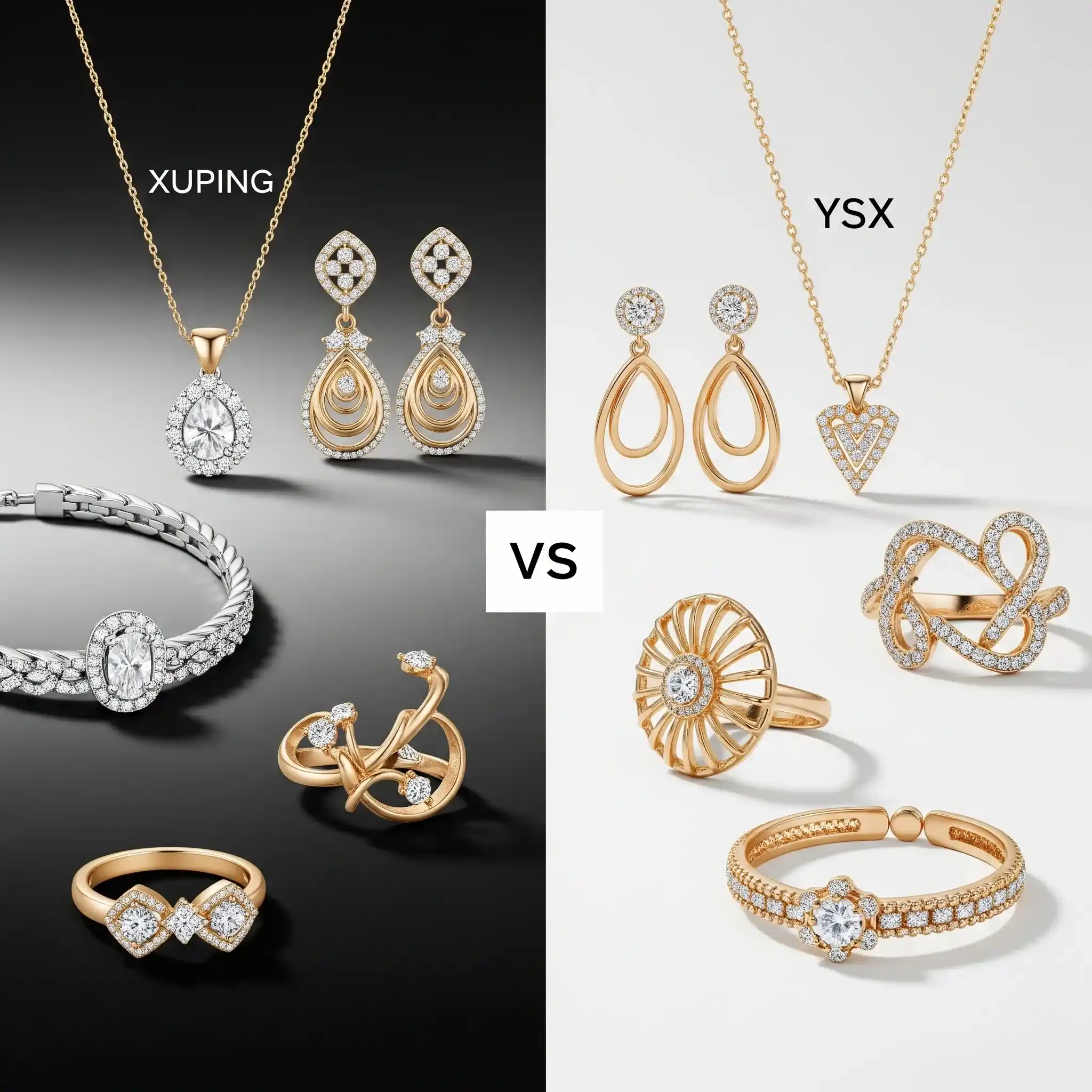 مقایسه-بدلیجات-ژوپینگ-و-YSX-برند-های-طلا-رنگ-ثابت